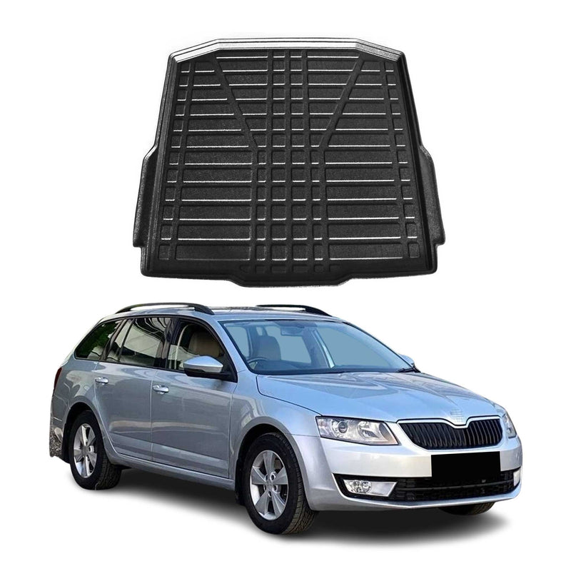 Vasca per bagagliaio per Skoda Octavia Combi 2013-2019 in gomma TPE