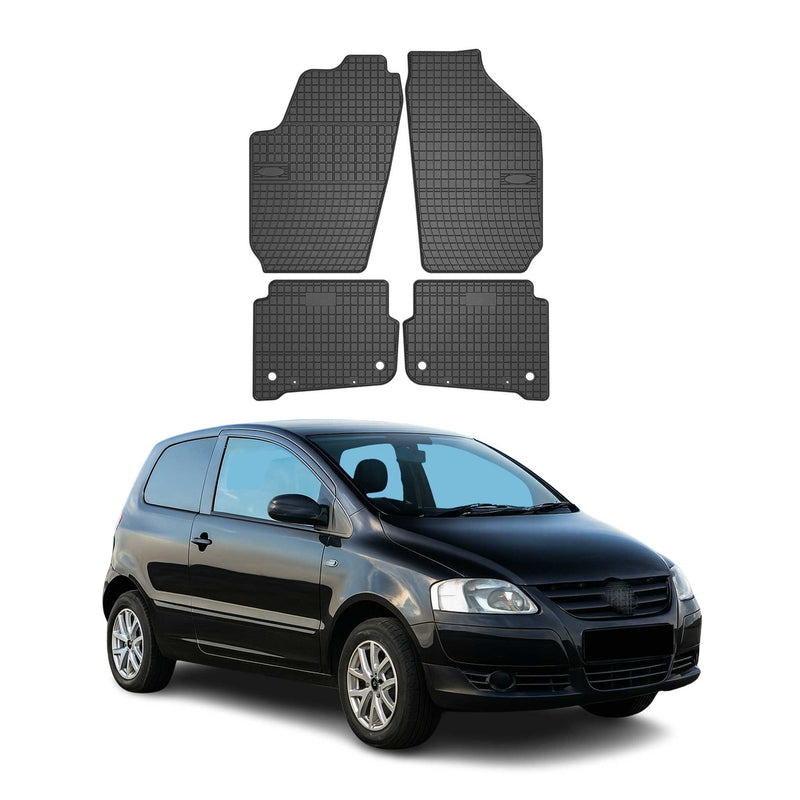 Tappetini VW Fox 2004-2025 TPE Nero 4 pezzi