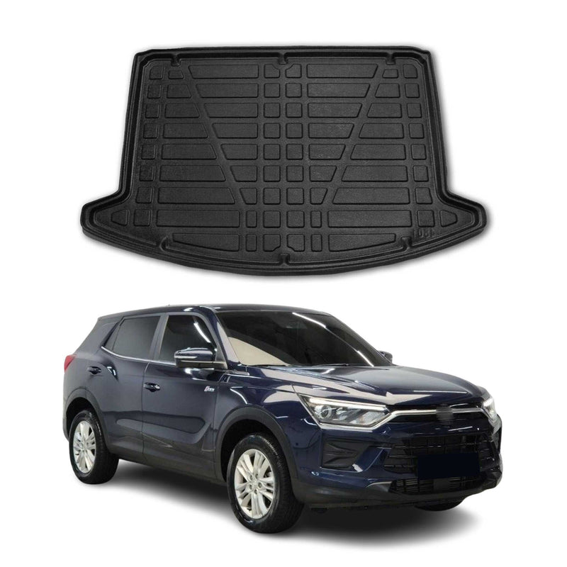 Vasca baule per Ssangyong Korando 2020-2025 Gomma TPE Nero