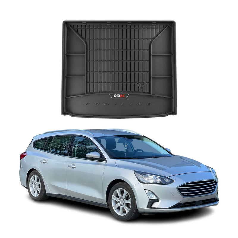 Vassoio portabagagli in gomma OMAC per Ford Focus Turnier 2018-2025, vassoio portabagagli in TPE
