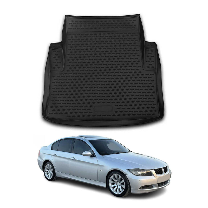 Kofferraummatte Kofferraumwanne für BMW 3er E90 Limo 2004-2011 Gummi TPE