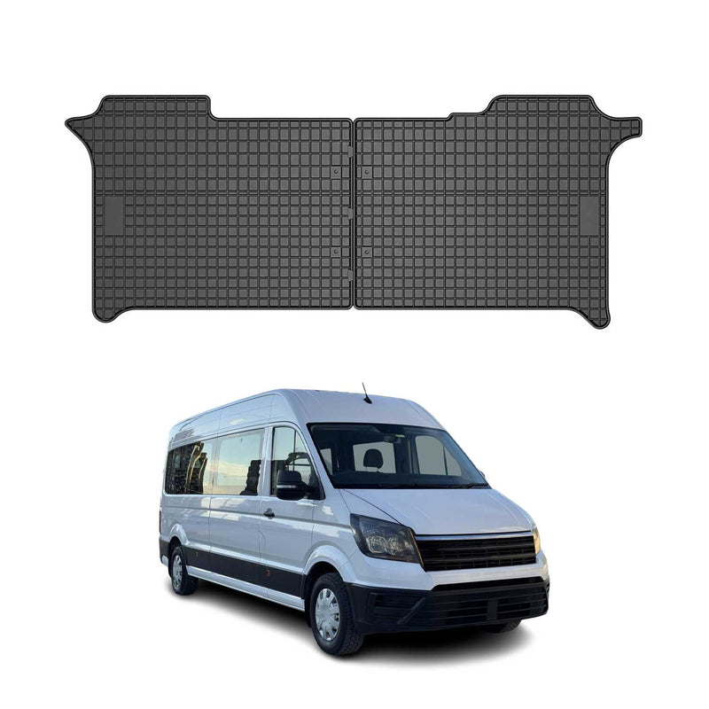 Tappetini in gomma neri per VW Crafter 2017-2025, 2 pezzi