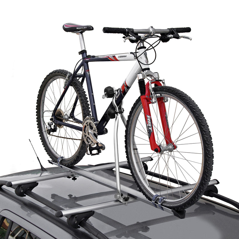 Menabo Fahrradträger Huggy für 1 Fahrrad bis 15kg Stahl Dachfahrradträger