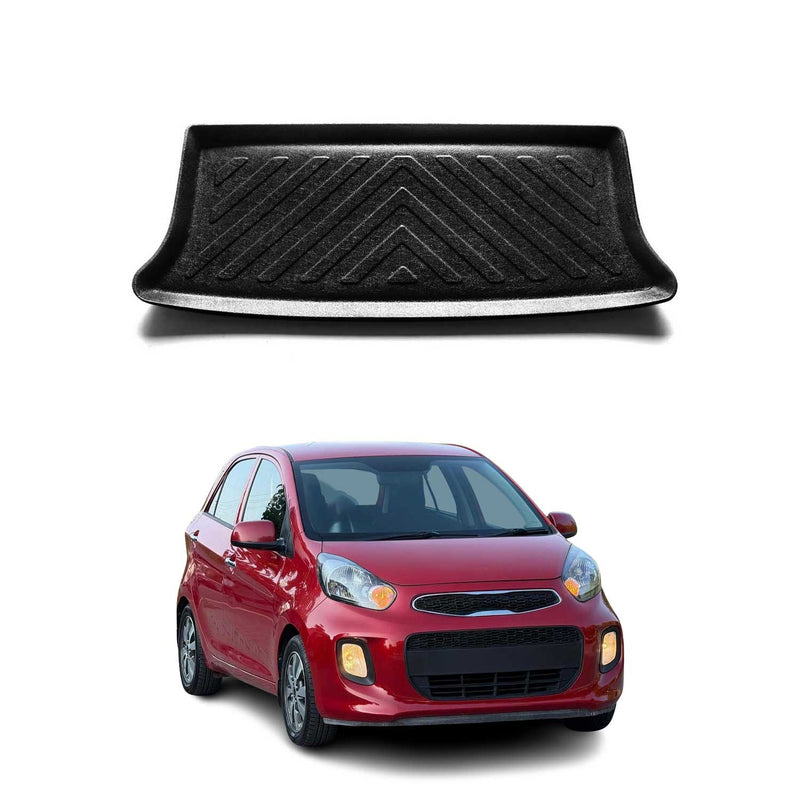Vasca per bagagliaio in gomma per Kia Picanto 2011-2017 hatchback 5 porte