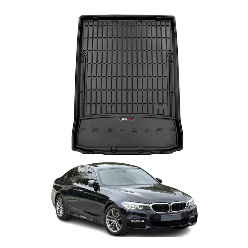 Vasca portabagagli in gomma OMAC per BMW Serie 5 M5 Limo G30 F90 2016-2023 TPE Nero