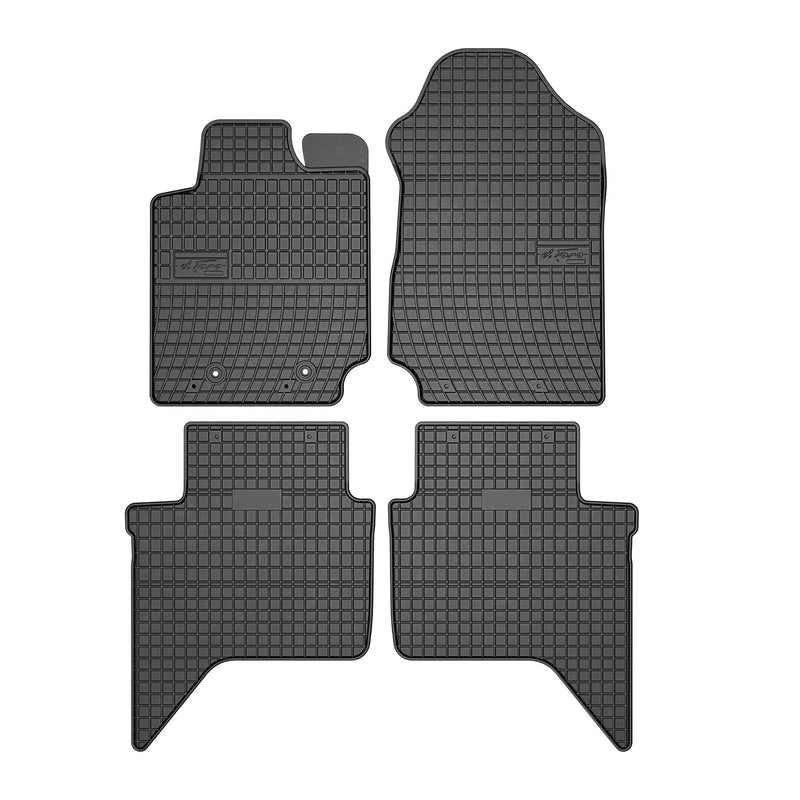 2015-2022 Ford Ranger DoubleCab Fußmatten Gummi Schwarz 4tlg