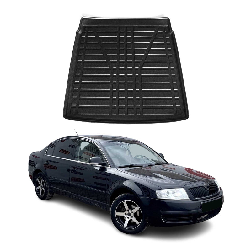 Vasca per bagagliaio per Skoda Superb berlina 2001-2008 in gomma TPE