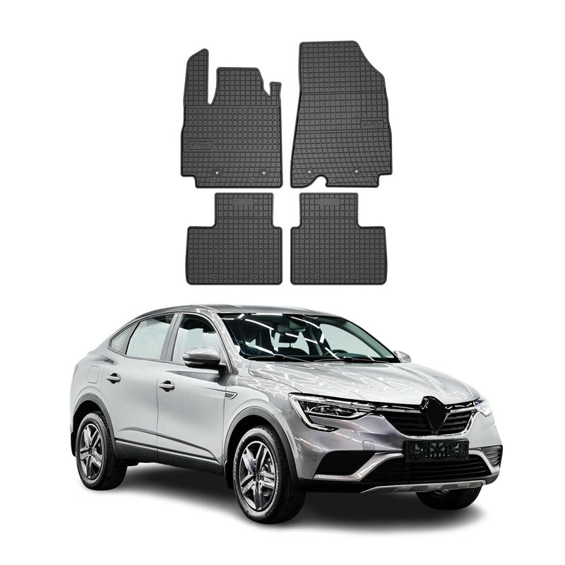 Tappetini in gomma Renault Arkana 2019-2025 neri 4 pezzi