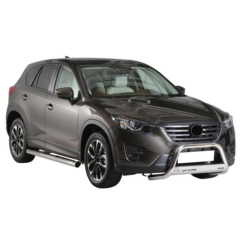 Protezione anteriore per Mazda CX-5 2015-2016 ø63mm acciaio argento