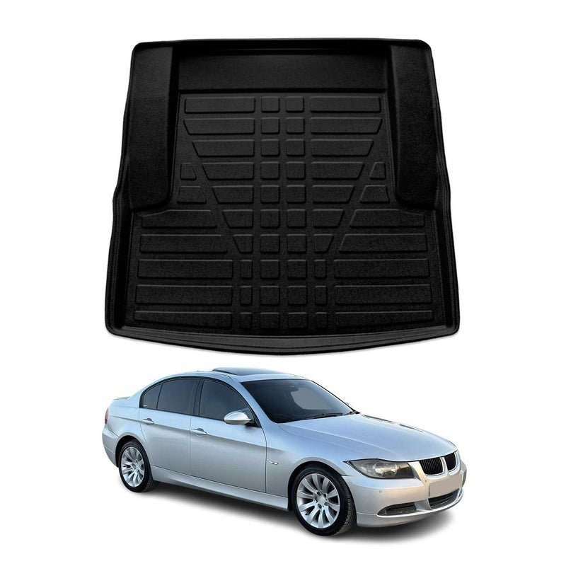 Vasca per bagagliaio per BMW Serie 3 E90 Berlina 2004-2011 Gomma TPE Nero