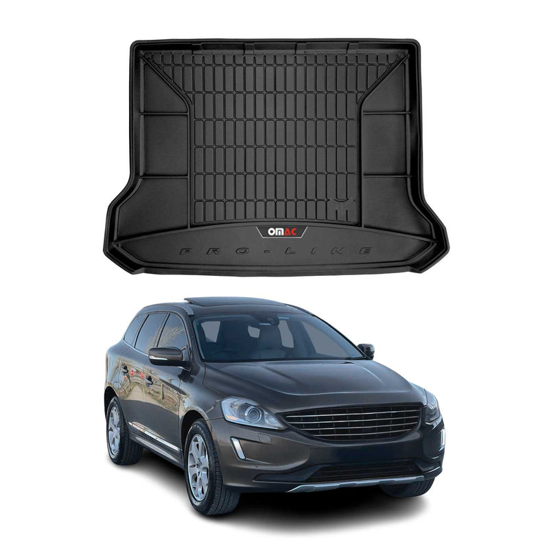 Vasca portabagagli in gomma OMAC per Volvo XC60 2008-2017, vasca portabagagli in TPE, nera