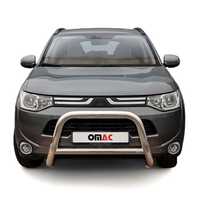 Protezione anteriore per Subaru Outlander 2012-2015 ABE acciaio argento
