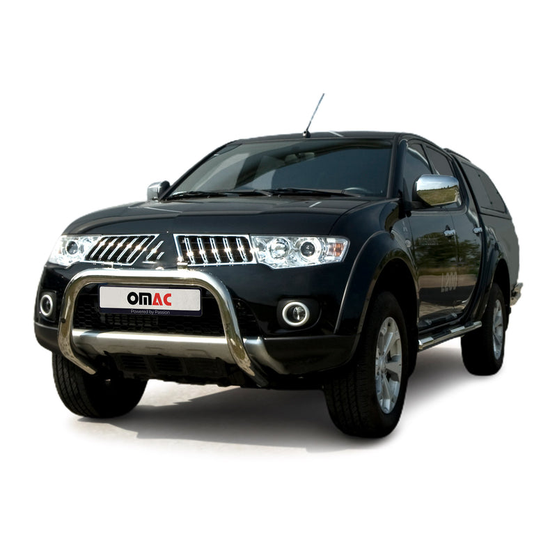 Protezione anteriore per Mitsubishi L200 2006-2009 con ABE Silver