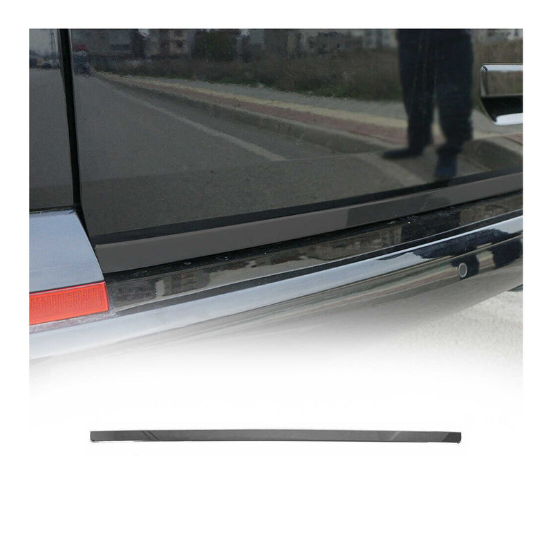 Modanatura per portellone posteriore per VW T5 porta singola in acciaio inox scuro, 1 pezzo