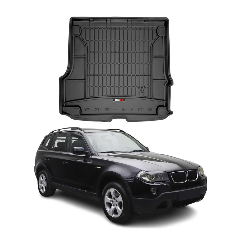 Vasca portabagagli in gomma OMAC per BMW X3 E83 2003-2010, vasca portabagagli in TPE, nera