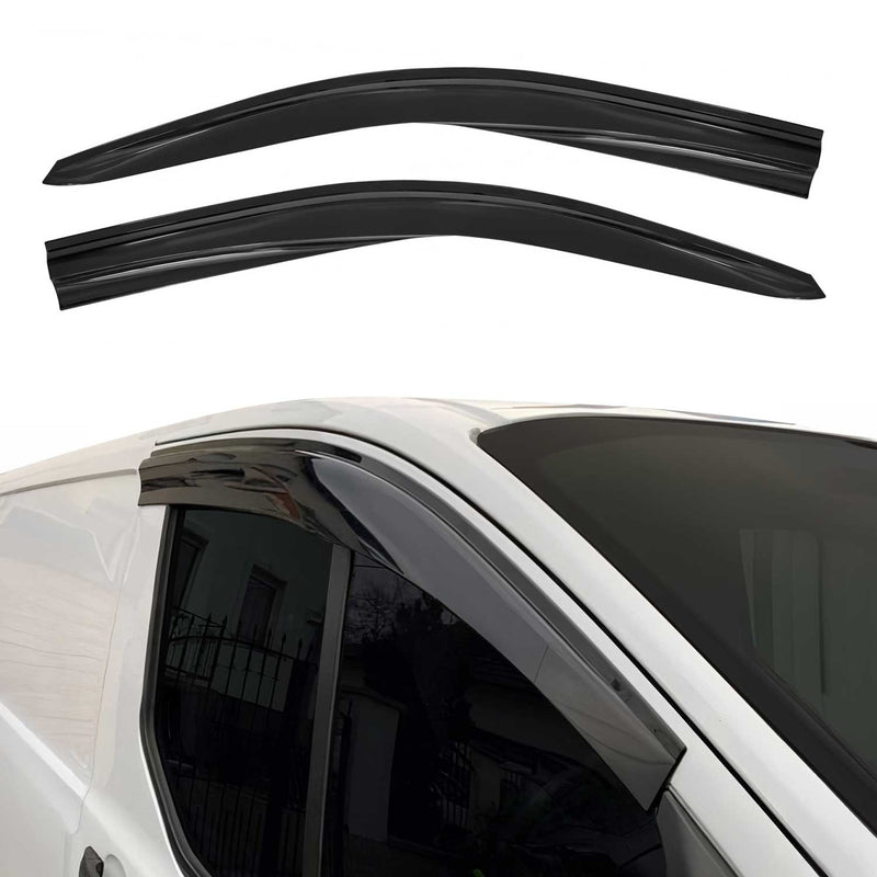Deflettore antivento e antipioggia per Mercedes Vito W447 2014-2025 Nero 2x