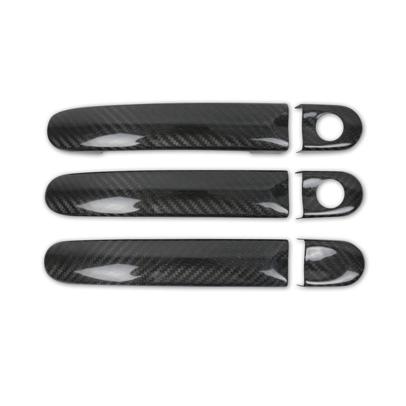Copertura maniglia porta, cappucci maniglia porta per VW T5 T6 2003-2025 3 porte H2 in fibra di carbonio