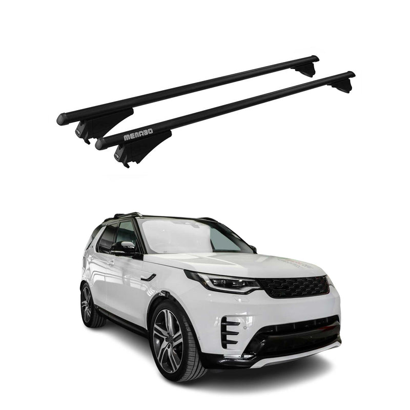 Portapacchi Menabo per Land Rover Discovery 5 L462 2017-2020 ABE alluminio nero