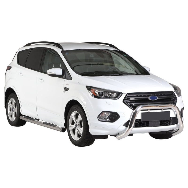 Protezione anteriore per Ford Kuga 2017-2019 ø76mm acciaio argento