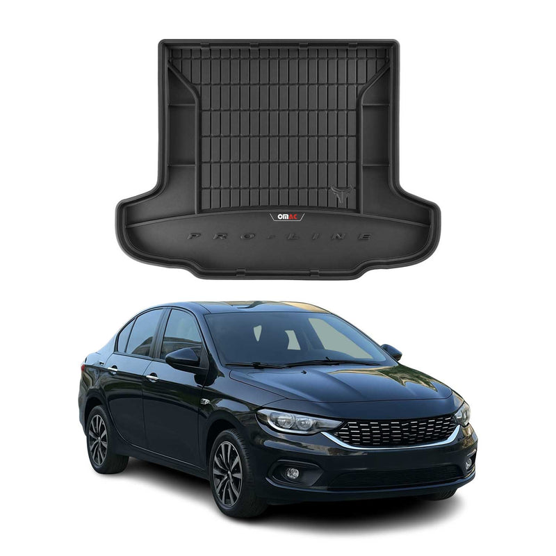 Vasca portabagagli in gomma OMAC per Fiat Tipo berlina 2015-2025 Vasca portabagagli in TPE