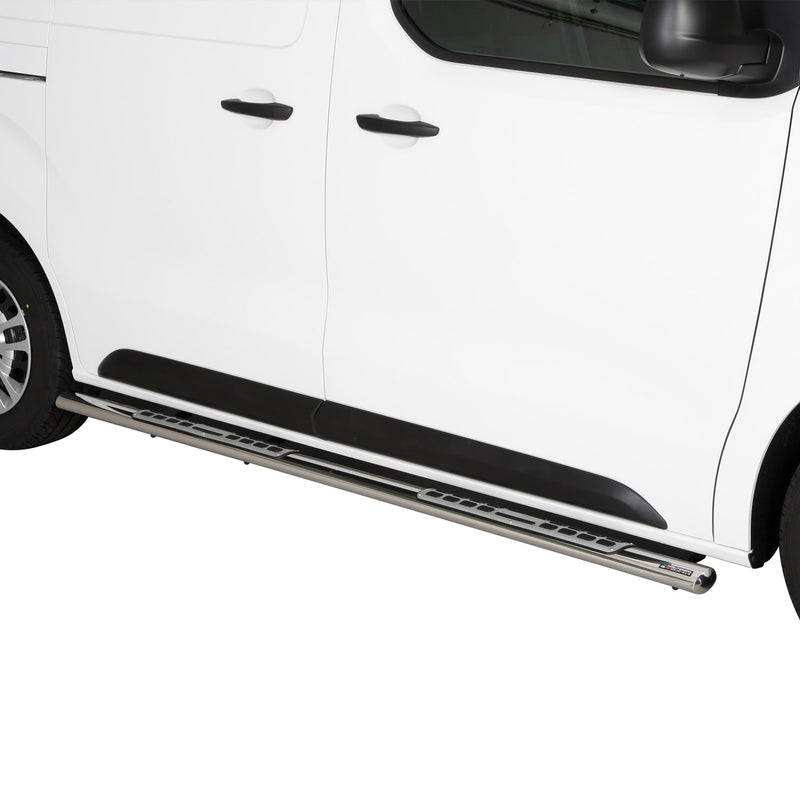 Minigonne laterali in acciaio per Peugeot Expert 2016-2025 L2 Grigio Medio
