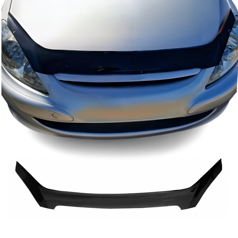 Deflettore cofano protezione insetti e pietre per Peugeot 307 2001-2005 scuro