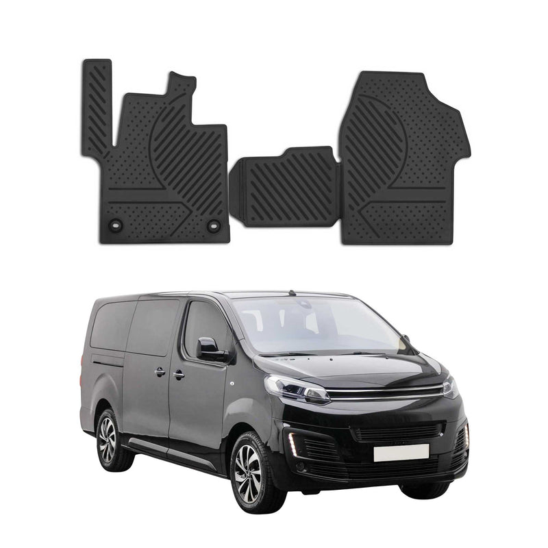 Tappetini Citroen Jumpy 2016-2025 TPE Nero 2 pezzi