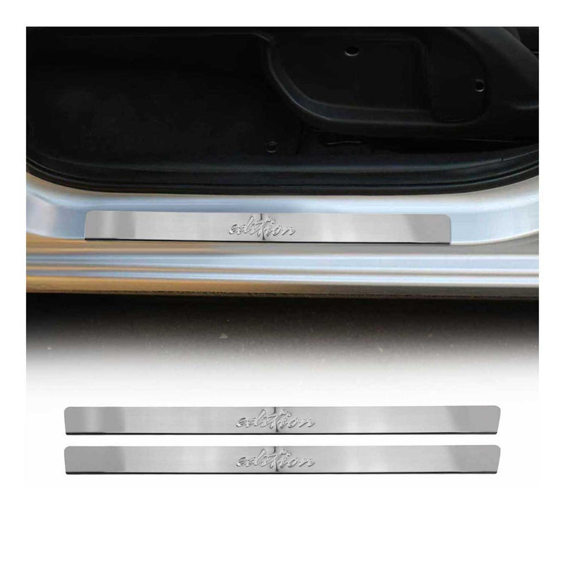 Einstiegsleisten Türschweller Edition für Ford Ka 1996-2025 Edelstahl Silber 2x