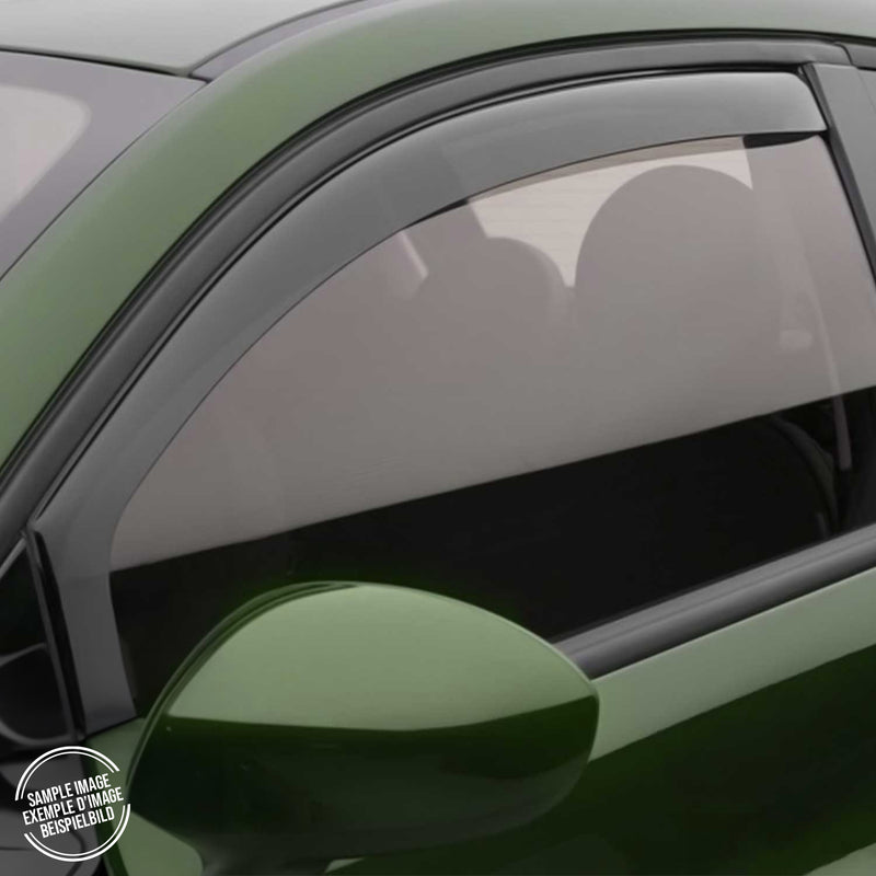 Deflettore antivento e antipioggia per VW T6 T6.1 Transporter tutti i modelli 2015-2024 scuro 2 pezzi