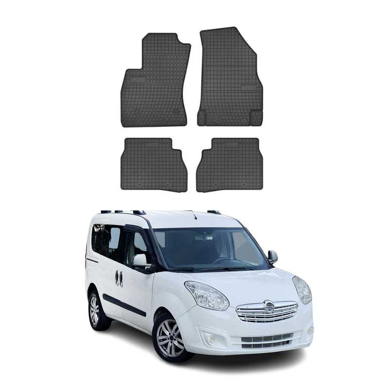 2012-2019 Opel Combo D Fußmatten TPE Schwarz 4 tlg