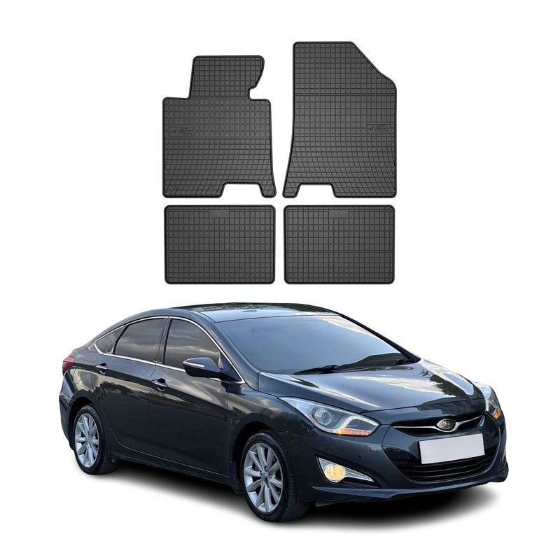 2011-2019 Hyundai i40 Fußmatten Gummi Schwarz 4 tlg