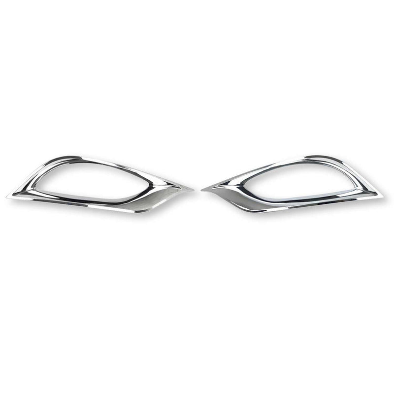 Cornice fendinebbia per Hyundai Sonata 6 2011-2014 cromata ABS argento 2 pezzi
