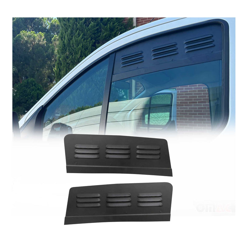 Griglia di ventilazione per Ford Tourneo Custom 2013-2024 Alu Nero 2x