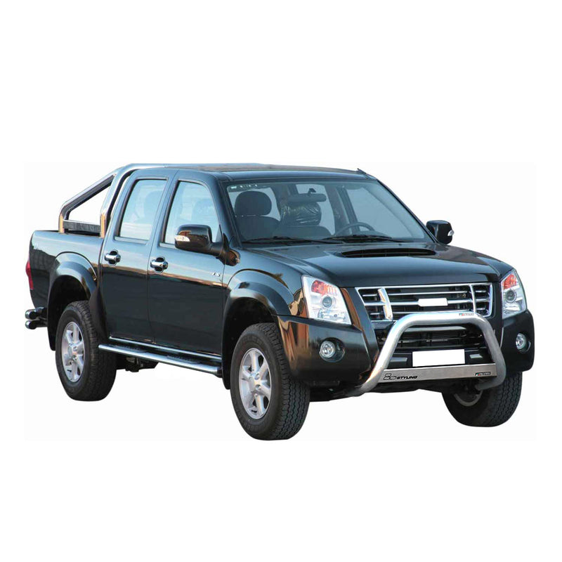 Protezione anteriore per Isuzu D-Max 2006-2012 ø63mm acciaio argento