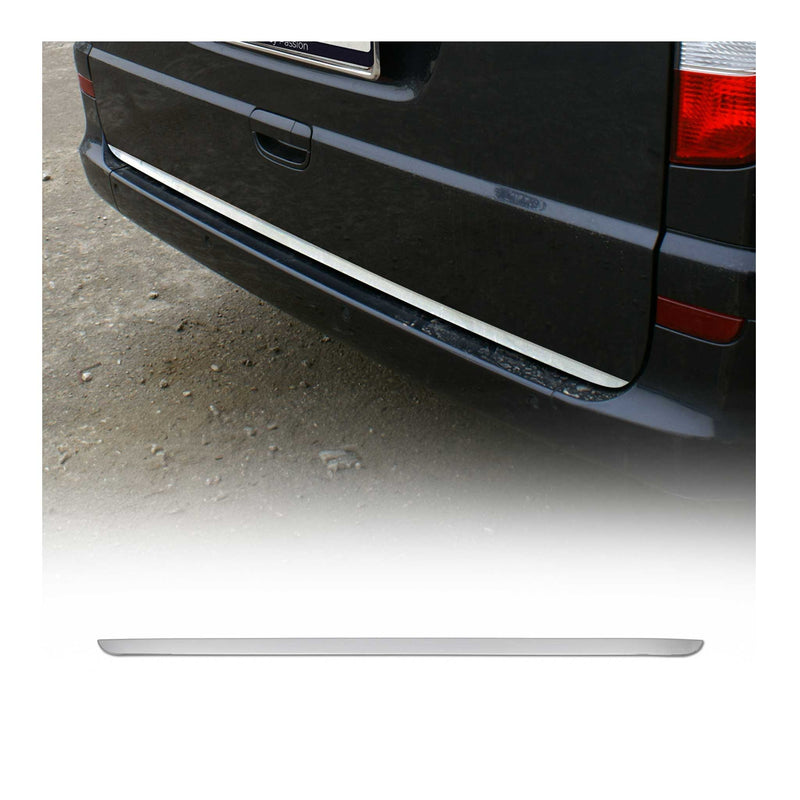 Listelli decorativi posteriori per bagagliaio per Mercedes Vito W639 2003-2014 in acciaio inox cromato