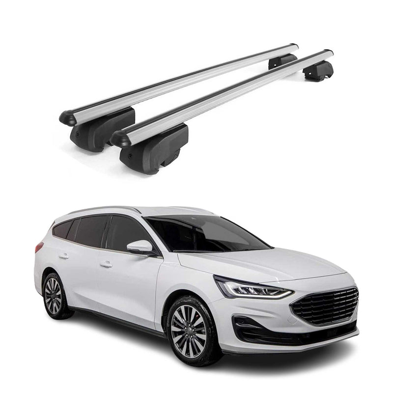 Portapacchi da tetto per Ford Focus Turnier C519 2018-2025 ABE Alu Grey