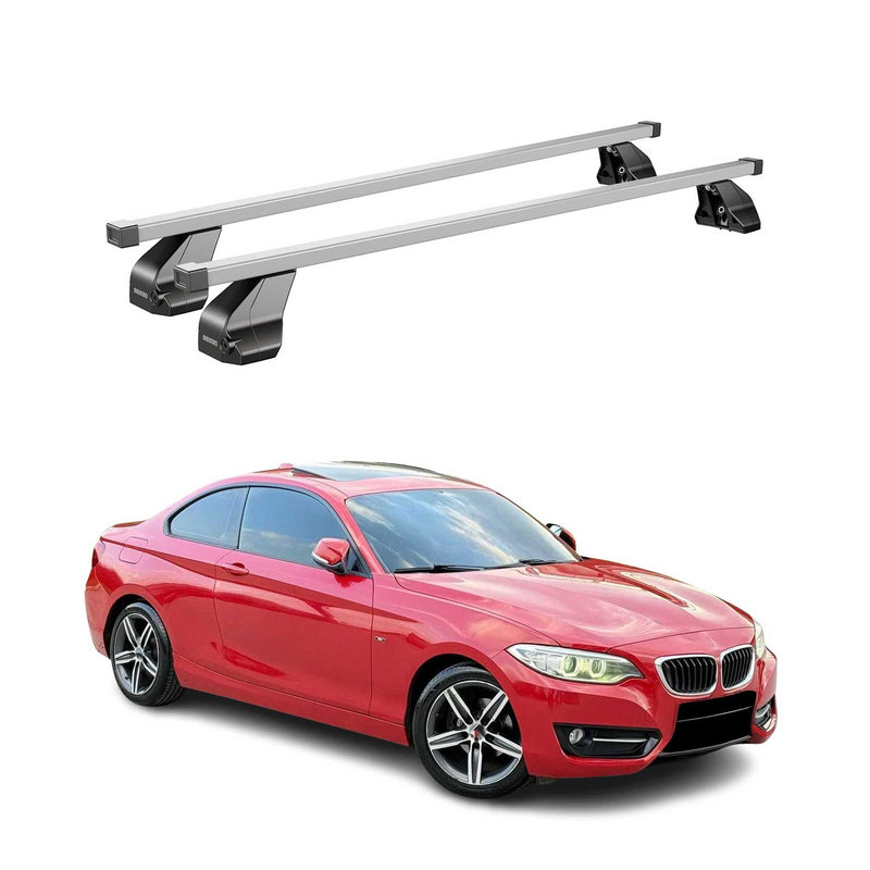 Portapacchi in acciaio Menabo per BMW Serie 2 F22 Coupé 2012-2024 grigio