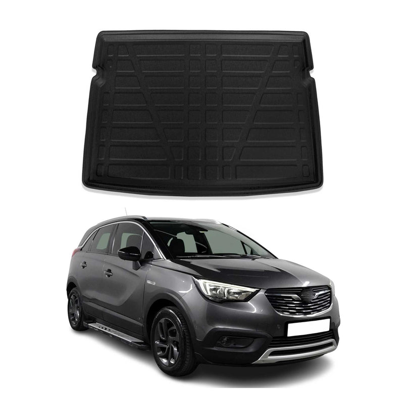 Vasca baule per Opel Crossland X 2017-2021 Gomma superiore TPE
