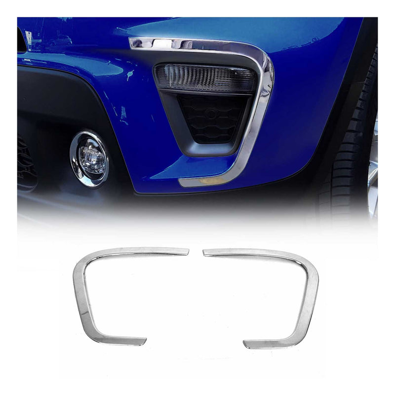 Cornice per fendinebbia per Jeep Renegade 2019-2024 in acciaio inox 2x