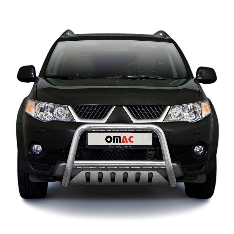 Barra di protezione anteriore per Mitsubishi Outlander 2007-2010 ABE Silver