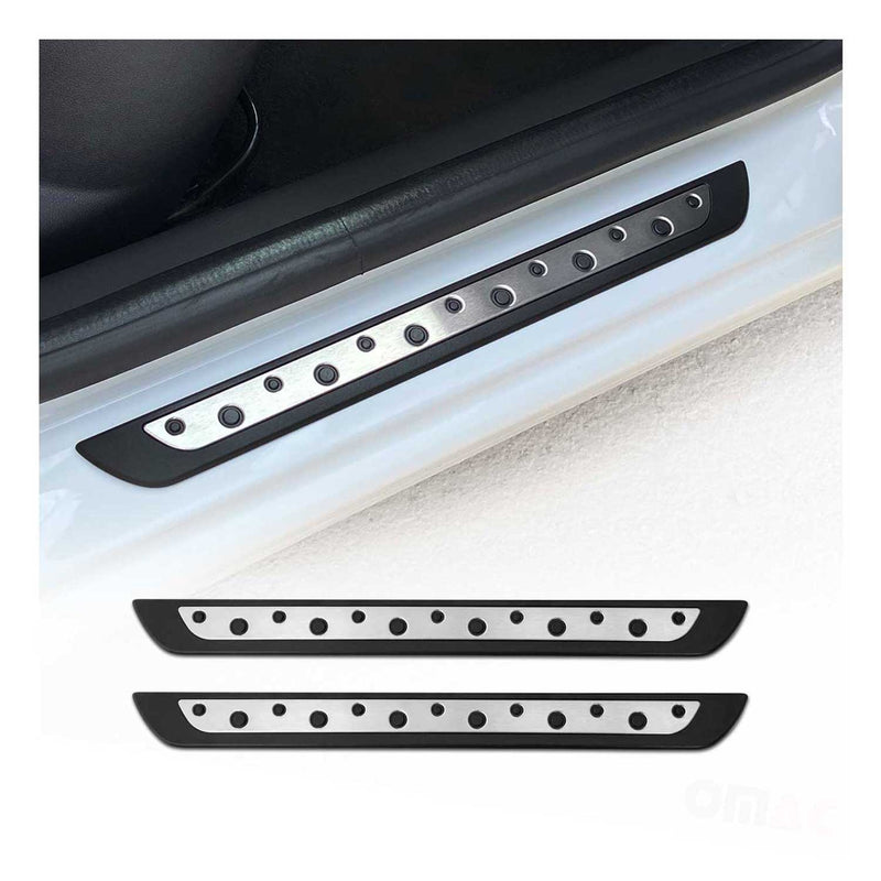 Einstiegsleisten Türschweller für Renault Zoe 2012-2025 Chrom Kunststoff 2x