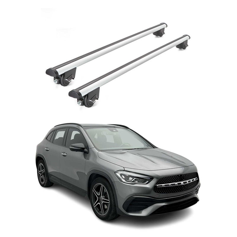 Portapacchi per Mercedes GLA H247 2020-2025, portapacchi grigio, 100 kg