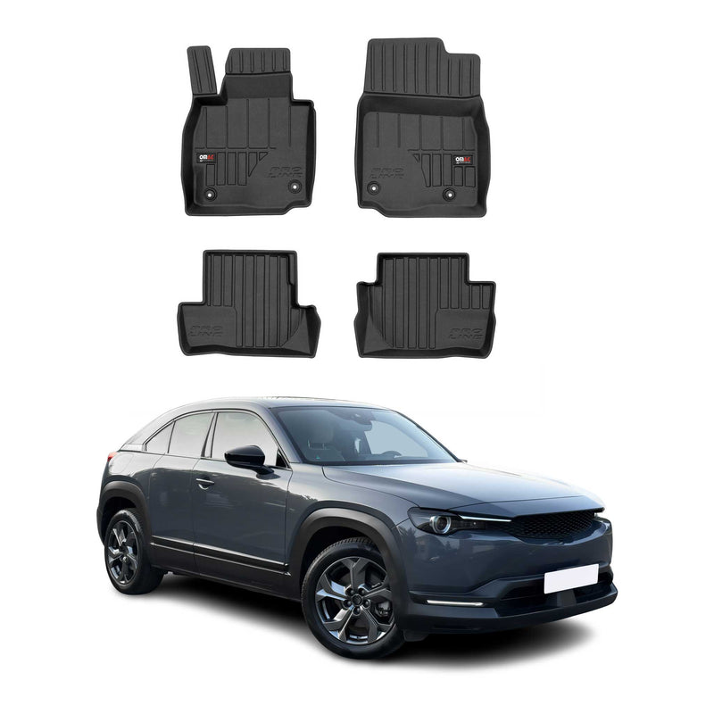 Tappetini Mazda MX-30 2020-2025 in TPE nero, 4 pezzi