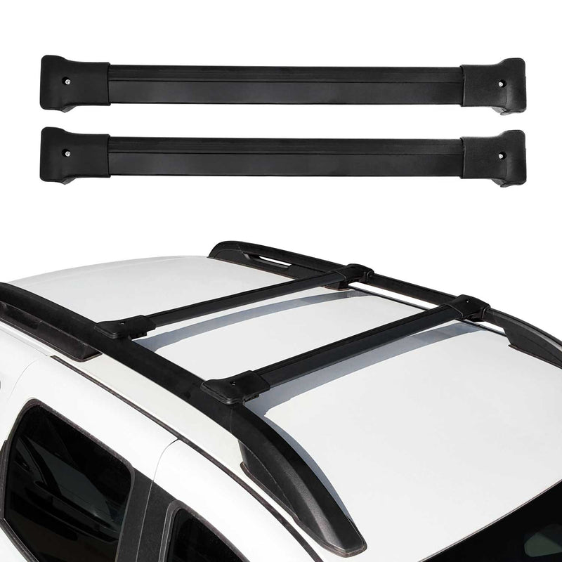 Dachträger Gepäckträger für Dacia Duster 2010-13 Pre-FL Relingträger Alu Schwarz