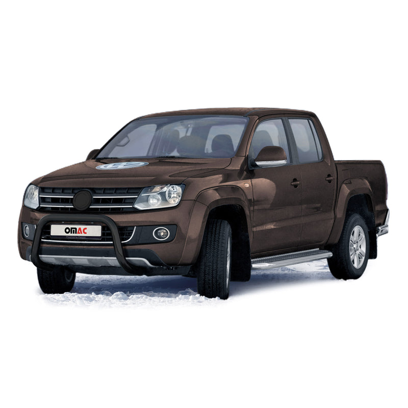 Protezione anteriore per VW Amarok 2016-2021 con bull bar nero ABE