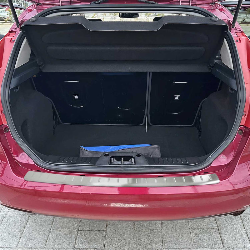OMAC Ladekantenschutz Stoßstange für Ford Fiesta 2008-2017 Edelstahl Gebürstet