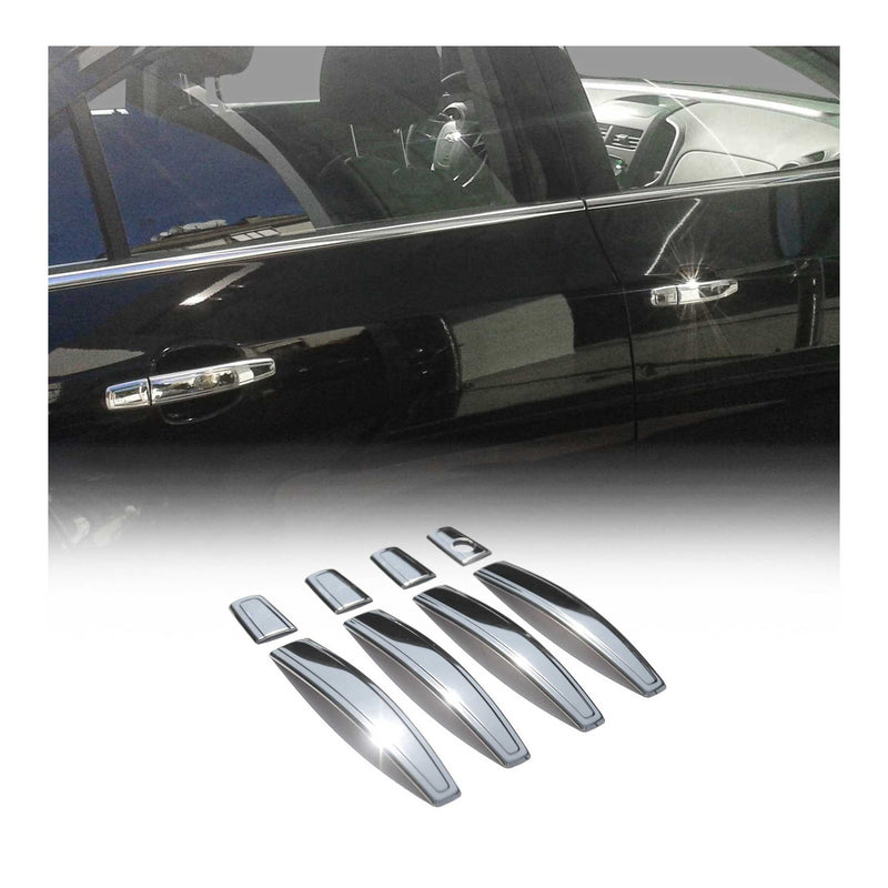 Copri maniglia porta, copri maniglia porta per Opel Astra J 2009-2015 in acciaio inox argento 8 pezzi