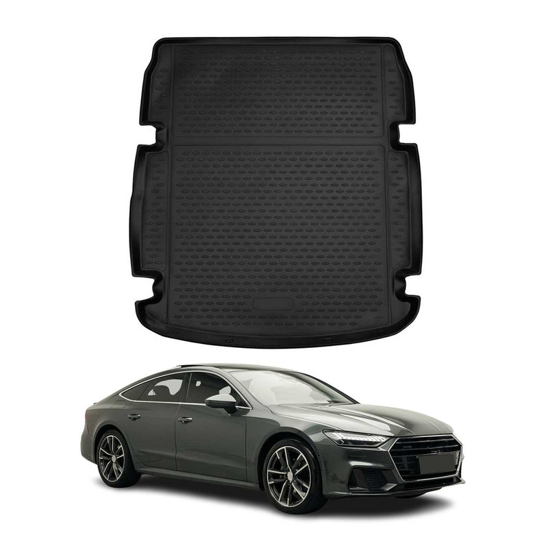 Kofferraummatte Kofferraumwanne für Audi A7 C8 Sportback 2018-2025 Gummi TPE