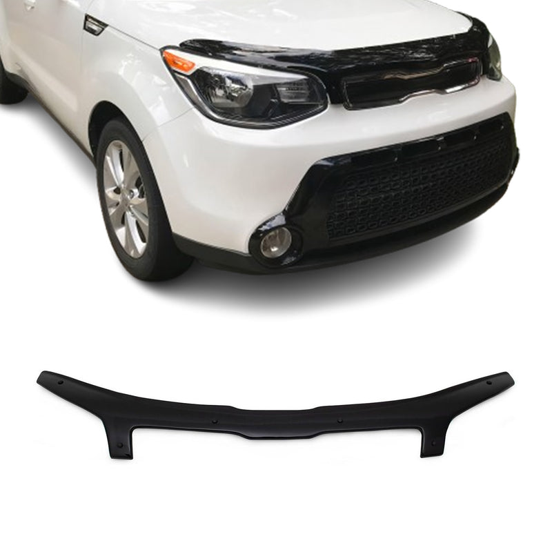 Deflettore cofano protezione insetti e pietre per Kia Soul 2014-2019 scuro