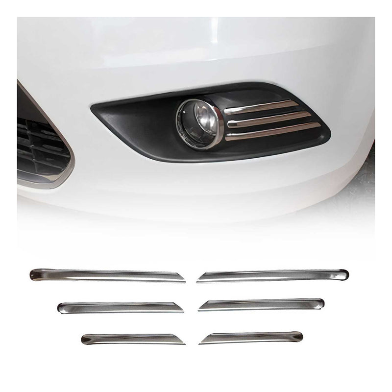 Modanatura fendinebbia per Ford Focus 2008-2011 in acciaio inox cromato, 6 pezzi